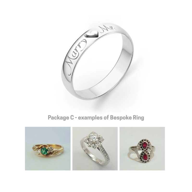 Packages: Marry Me Ring - Package C